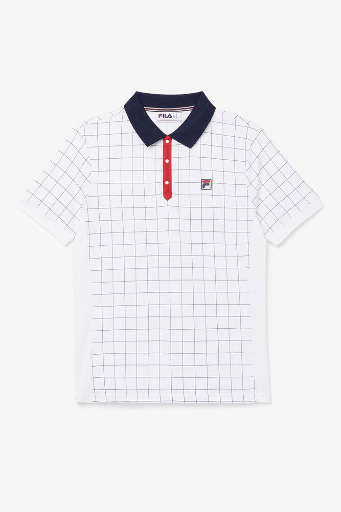 Fila Nile Polo White - Mens - 57483GJMO